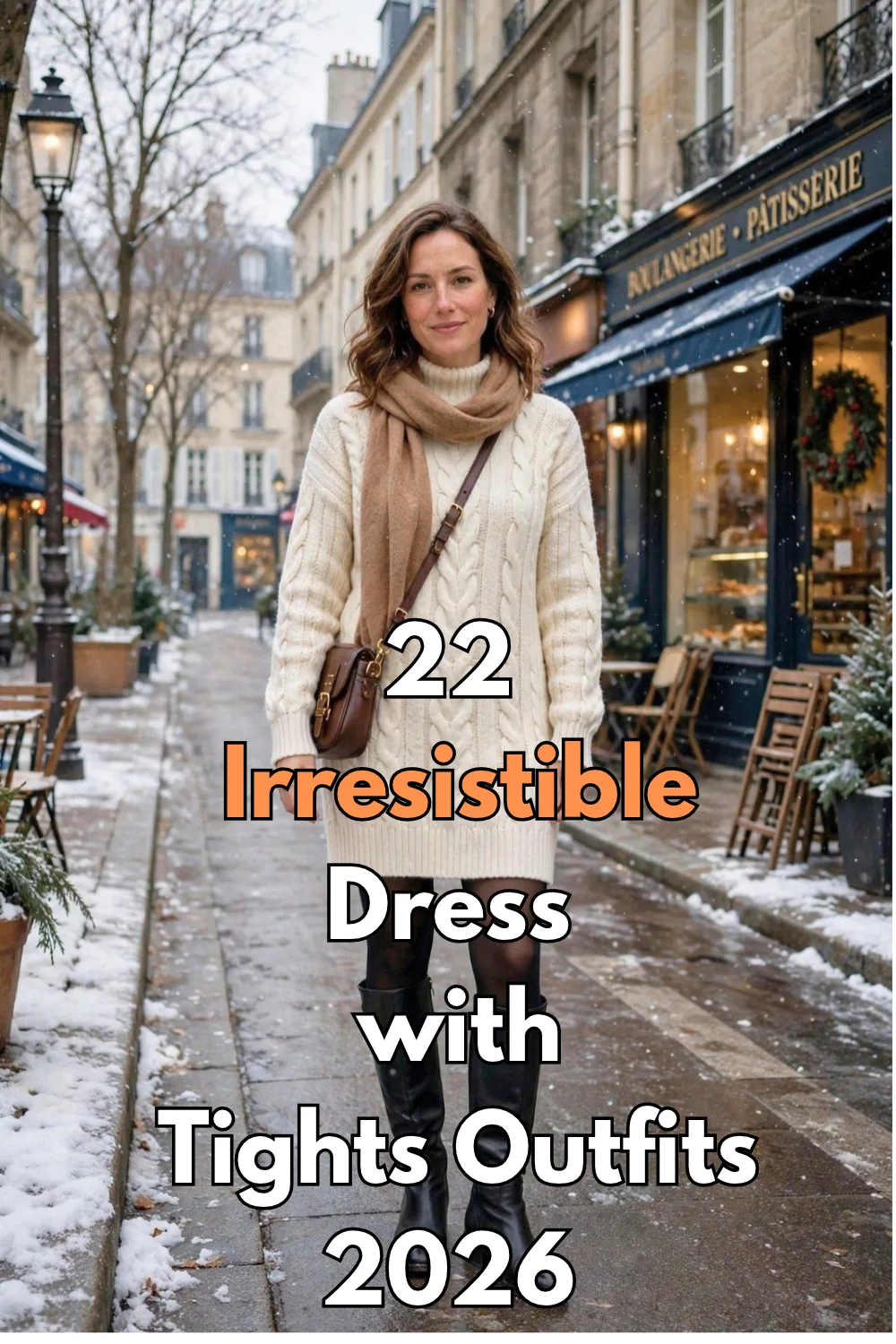 22 Irresistible Dress with Tights Outfits 2026