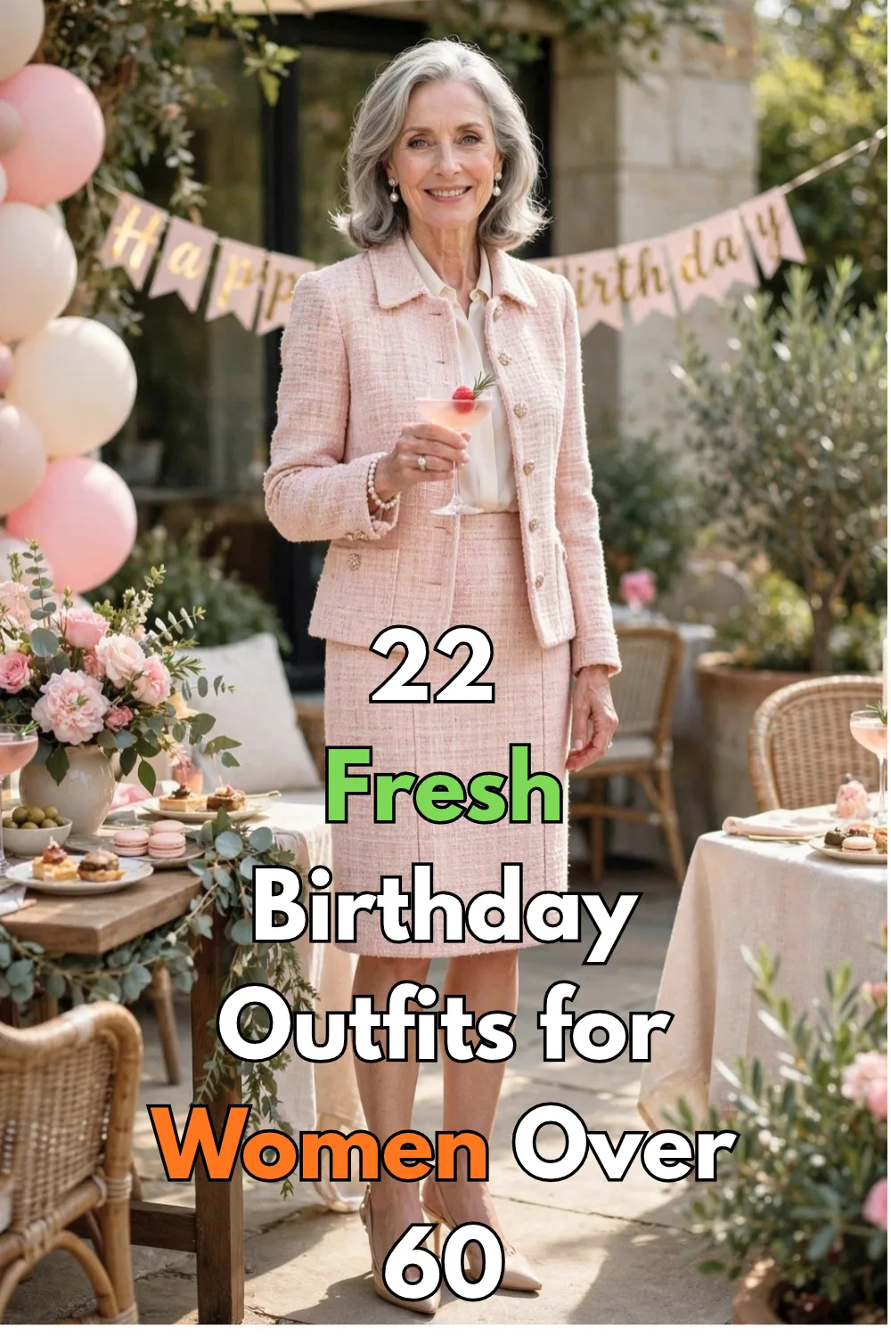 22 Fresh Birthday Outfits for Women Over 60